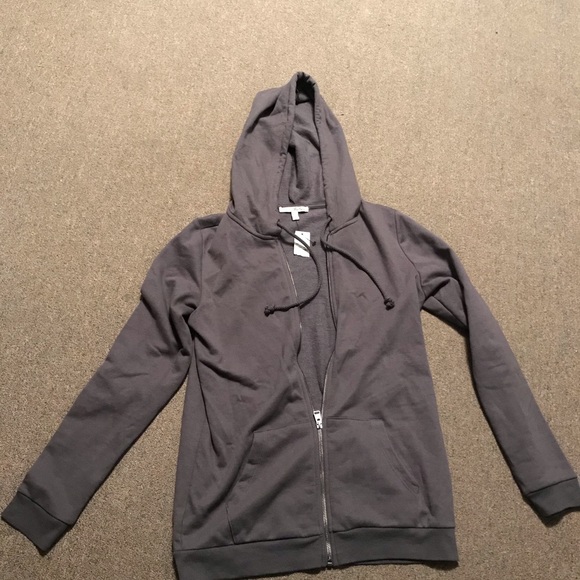 Express One Eleven Grey Hoodie Womens Sm - Picture 1 of 8